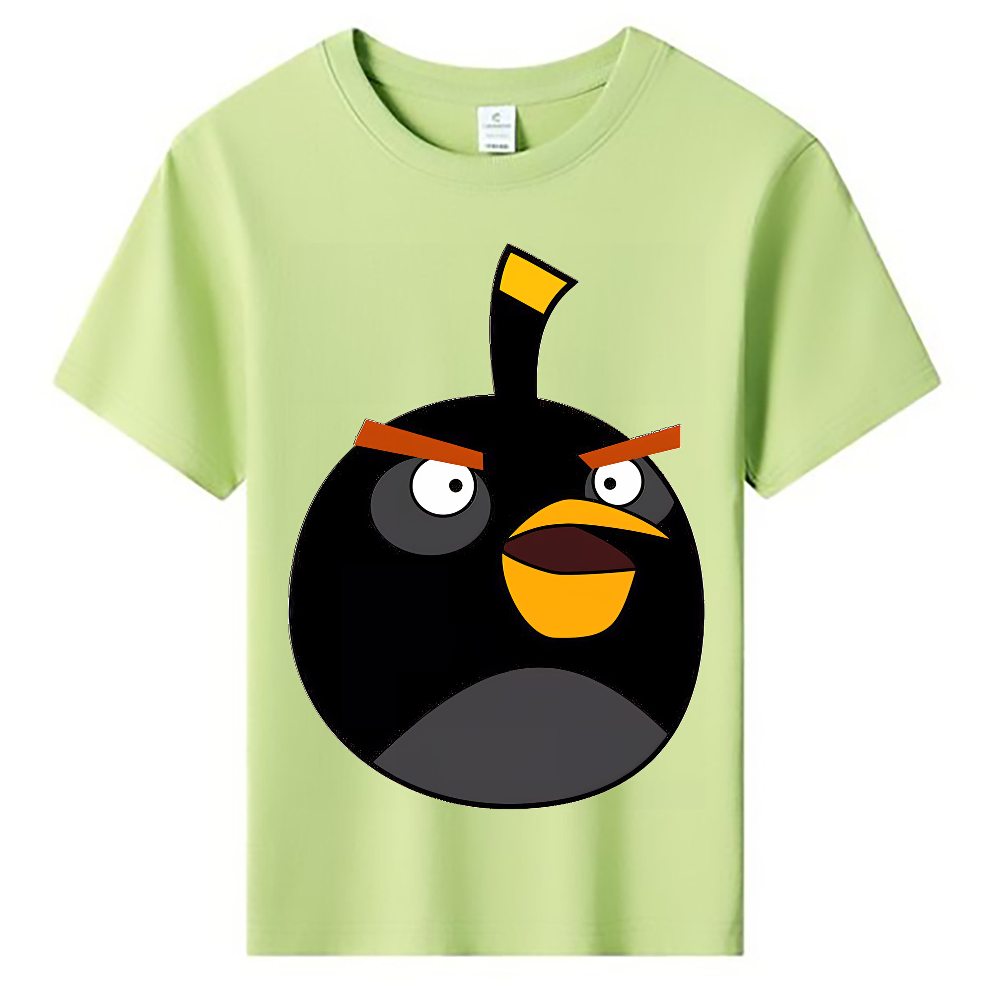 （画像用） Angry Birds アングリーバード 綿100％キッズTシャツ（フロントプリント）